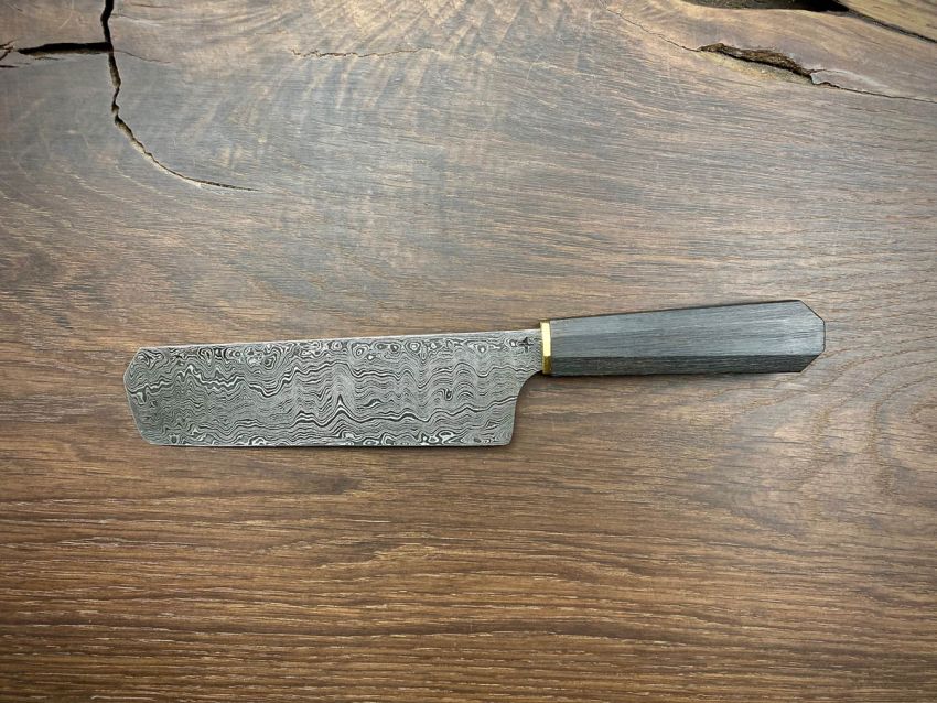 Nakiri - Messer - japanisches Gemüsemesser - Damastmesser | H8-D-MO