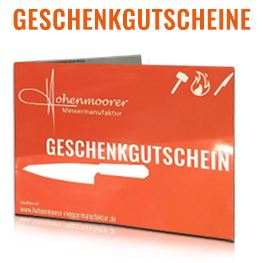 Geschenkgutscheine der Hohenmoorer Messermanufaktur