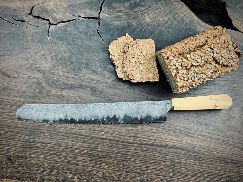 YVO9-EX Brotmesser - Damast Exklusiv