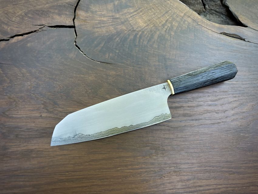 Santoku - japanische Chefmesser - Dreilagenstahl Damast | H4-DLK-EK